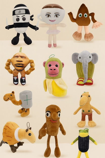 Tung Tung Tung Sahur Plush & Keychains | Wholesale Trendy Toys